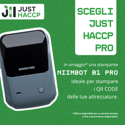 Promozione JUST HACCP
